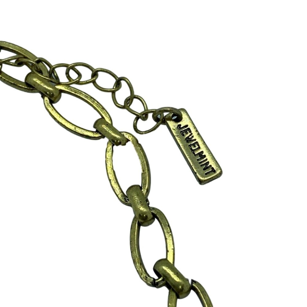 Dramatic Jewel Mint Statement Necklace - image 4